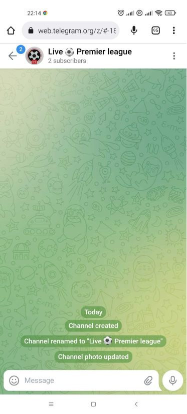 Create a Telegram channel