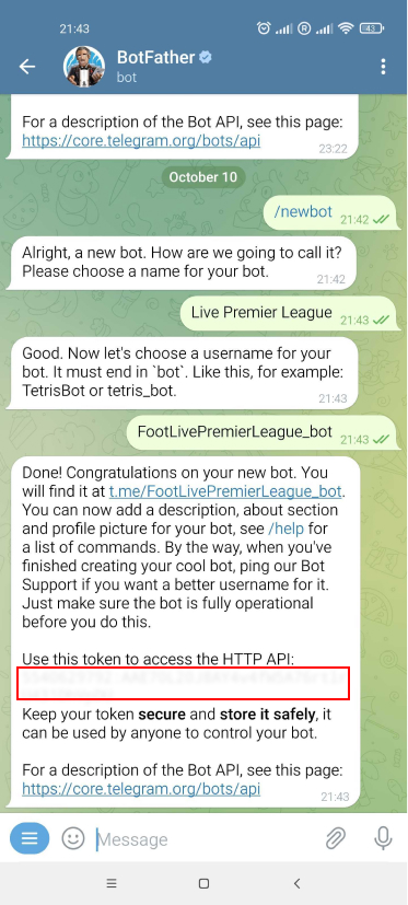 Create a bot